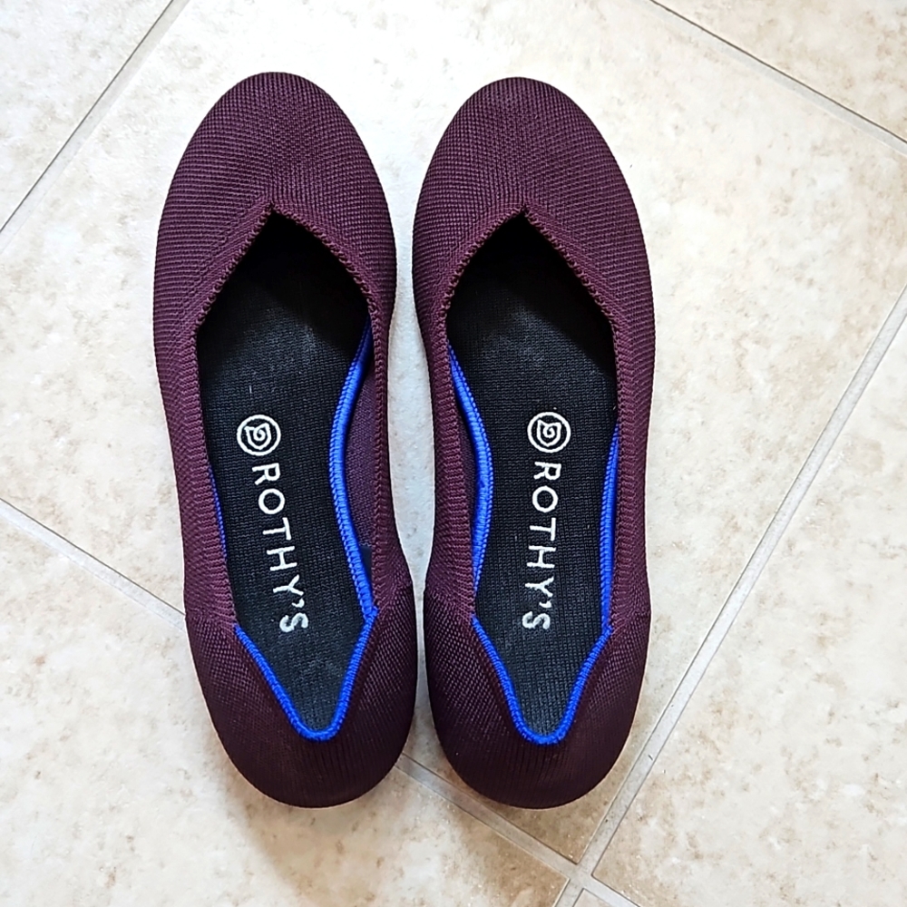 Rothy's Flat Port Wine Merlot 9 Retired